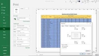 Excel မှာ Print ထုတ်နည်း | Excel Print Setting ချိန်နည်း | ကွန်ပျူတာသင်ခန်းစာ | Experience Sharing