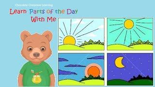 Kids Read and Learn | Toddler Learning Parts of the Day