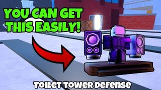 🟣 HOW TO GET YOUR FIRST DJ TV MAN!! 🟣 | Toilet Tower Defense