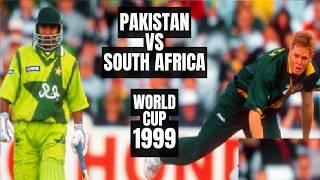 Shoaib Akhtar Extreme Speed and Klusener's Brilliance WC 1999 | Moin Khan Super Batting | Pak vs SA