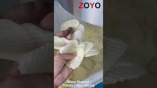 Wave Shaped Potato Chips Slicing Zigzag Crinkle Potato Chips Slicer