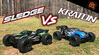 Traxxas Sledge VS Arrma Kraton COMPARISON. Is The Sledge Worth $200 More?