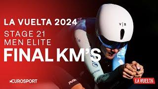 WHAT A RIDER!  | La Vuelta a España Stage 21 Time Trial Final Kilometres | Eurosport Cycling