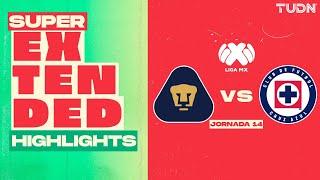 SUPER EXTENDED HIGHLIGHTS | Pumas vs Cruz Azul | Liga Mx -Apertura 2024 - Jornada 14 | TUDN