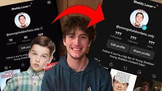 I Tried to Get Famous on Tiktok.. With a Young Sheldon Fan Account