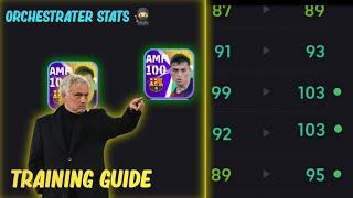 Free 100 Pedri Best Training guide and Max Level in eFootball 2025