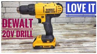 REVIEW DEWALT 20V Max 1/2" Cordless Drill / Driver DCD771 HOW TO USE IT