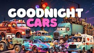 Goodnight Cars  A Captivating Bedtime Adventure for 3 Year Olds  with Relaxing Night Sounds 