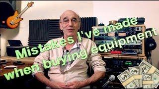 Mistakes I've Made When Buying Equipment