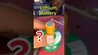 Soldering on lithium ion batteries easy to do #soldering #project #viralvideo #shorts