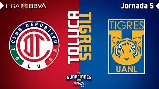 Resumen y Goles  | Toluca vs Tigres | Liga BBVA MX - Guardianes 2020 - Jornada 5