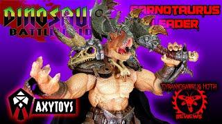 AxyToys Dinosaur Battlefield Carnotaurus Leader Iron Jaw figure review