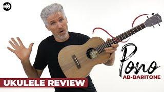 Pono AB Solid Acacia Baritone Ukulele  | Super #Ukulele Review