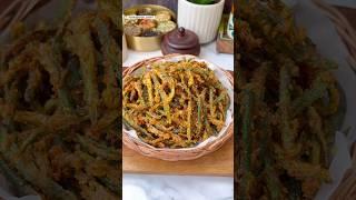 Kurkuri Bhindi Recipe Crispy Okra Fry #shorts #bhindi #trending #snacks