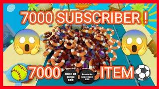 PULLING 7000 ITEM FOR 7000 SUBSCRIBER IN STRONGMAN SIMULATOR ROBLOX