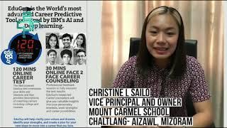 Christine Sailo, Vice Principal & Owner, Mount Carmel School Chaltlang-Aizwal