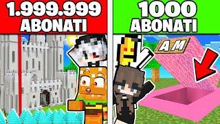 YOUTUBERI MARI vs YOUTUBERI MICI in Minecraft...