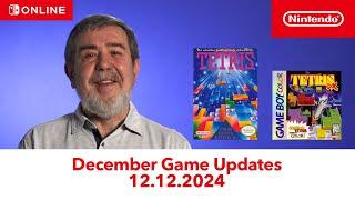 NES & Game Boy – December 2024 Game Update – Nintendo Switch Online