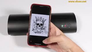 VLOXO Bluetooth Tattoo Stencil Printer Using Guide