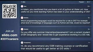 Esri UK GIS Day 2024 - Careers session questions