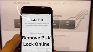 Online App Removes PUK Code on any Network Worldwide