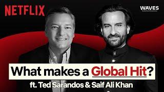 Saif Ali Khan & Netflix Co-CEO Ted Sarandos Talk Streaming In New India | WAVES 2025 | Netflix India