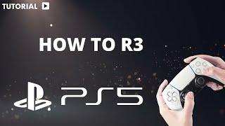 Where is r3 on PS5 controller, how to press r3 on PS5