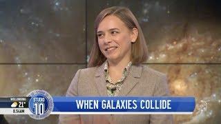 Professor Lisa Harvey-Smith, author of When Galaxies Collide on Studio 10