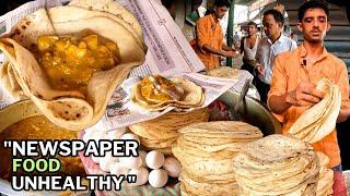 Sealdah Sisir Market Viral Raju Da Response to Newspaper Use! Paratha Sabji Street Food