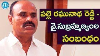 పల్లె రఘునాథ రెడ్డితో వై.సుబ్రహ్మణ్యంకి ఎలాంటి సంబంధం ఉంది? || Talking Politics With iDream