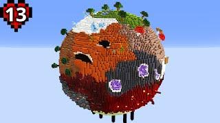 I Built a Planet in Minecraft Hardcore