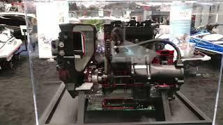 YAMAHA TR1 3 CYLINDER HIGH OUTPUT 1L WAVERUNNER ENGINE @ NY BOAT SHOW