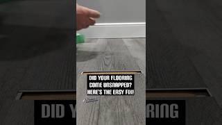 Vinyl Plank Flooring Unsnapped! Fix It FAST! #shorts #vinylplank #flooringrepair #lvpflooring #diy