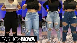 FashionNova jeans and shirt try on haul! | size 13[$200+ worth of clothes] |NANCY ROD