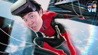 스파이더맨 파 프롬 홈! 새로운 슈트 등장?! 스파이더 센서 작동~ - VR 스파이더맨 Far From Home - 겜브링(GGAMBRING)