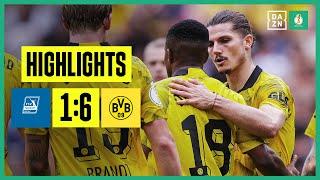 Sabitzer-Debüttor bei klarem BVB-Sieg: Schott Mainz - Borussia Dortmund | DFB Pokal | DAZN