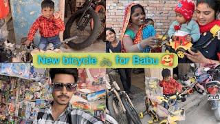 New bicycle for Babu 