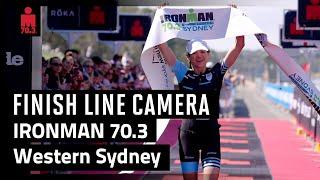 2024 IRONMAN 70.3 Western Sydney | Finish Line Camera