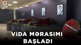 Vida mərasimi başladı