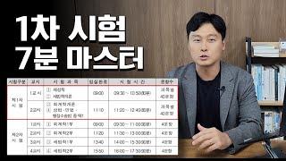 세무사 1차 시험 7분만에 알려준다 [세무사 1차 전략]