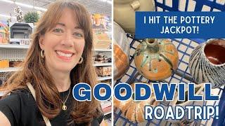 4 Goodwill Stops in ONE DAY! | Thrift with Me for Resale on Etsy