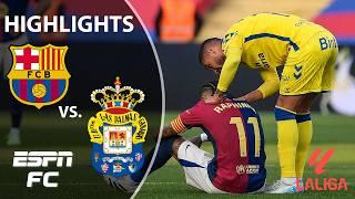  SHOCKING UPSET  Barcelona vs. Las Palmas | LALIGA Highlights | ESPN FC