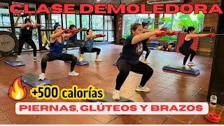 clase DEMOLEDORA de PIERNAS, GLUTEOS Y BRAZOS