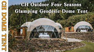 Hot Selling Product Geodesic Domes Tents Luxury Portable Camping Round Dome Tent Glamping House Tent