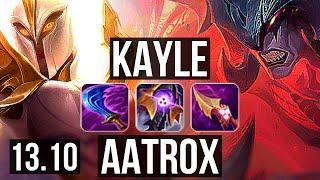 KAYLE vs AATROX (TOP) | 1.3M mastery, 11/3/4 | KR Diamond | 13.10