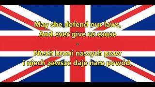 Hymn Wielkiej Brytanii - Anthem of UK (EN/PL tekst)