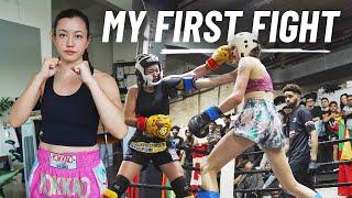 My First Muay Thai Fight! 🫣 (vlog)