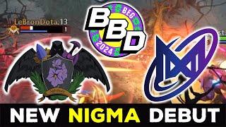 NEW NIGMA GALAXY DEBUT !! NIGMA GALAXY vs NIGHTSHADE ESPORTS - BB DACHA BELGRADE WEU DOTA 2