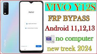 Vivo Y12s Frp Bypass 2023 | Vivo Y12s Frp Bypass 2024 | Vivo Y12s Frp Bypass Android 11 / 12 |