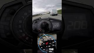 Kawasaki Ninja 650 GPS TOPSPEED auf Autobahn #shorts